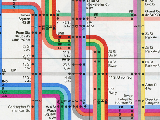 NYC Subway Maps - Massimo Vignelli