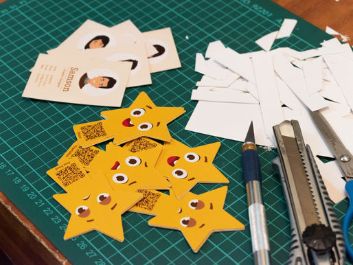 Name card & Stars