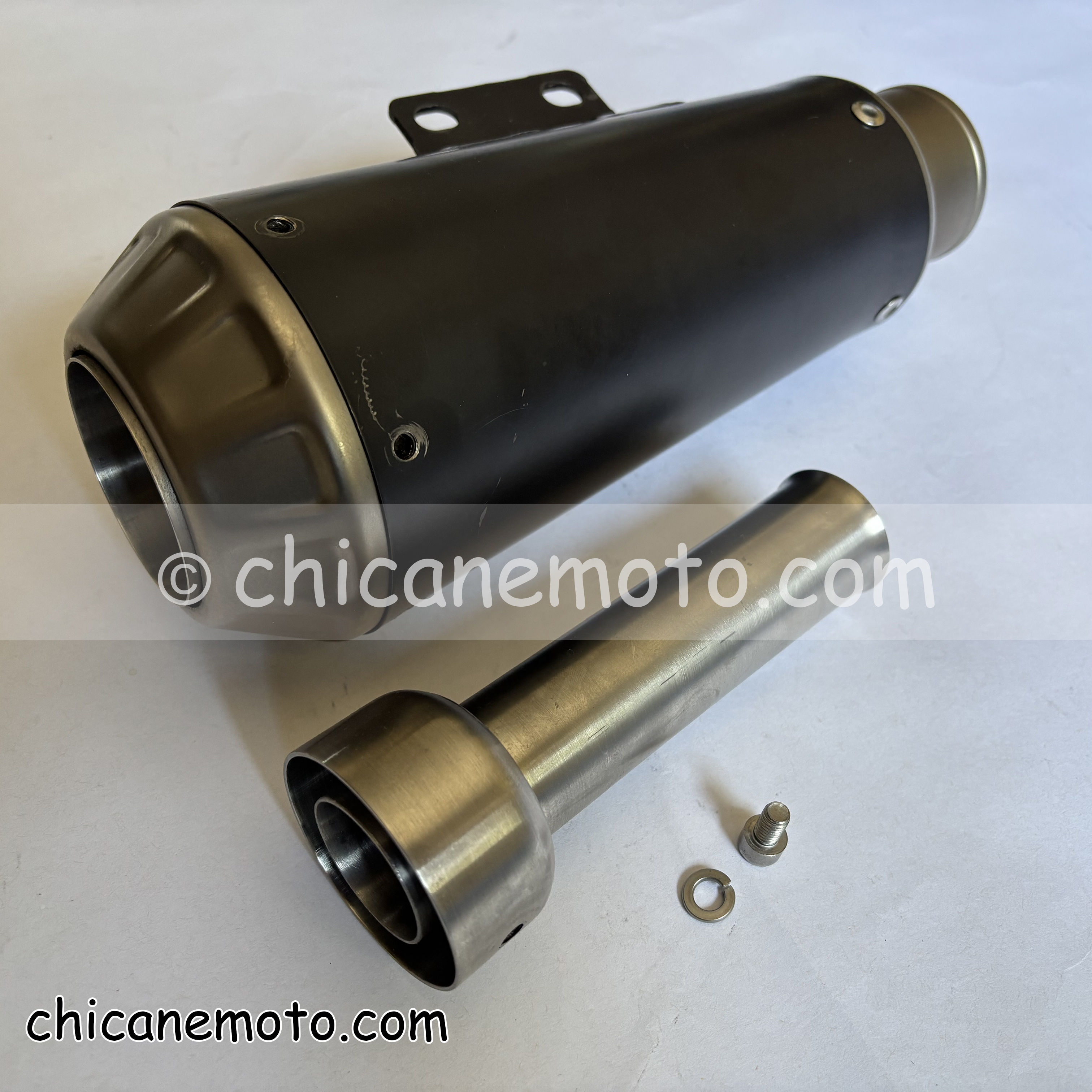 Chicane Ø 53mm pour Akrapovic "ouverte"