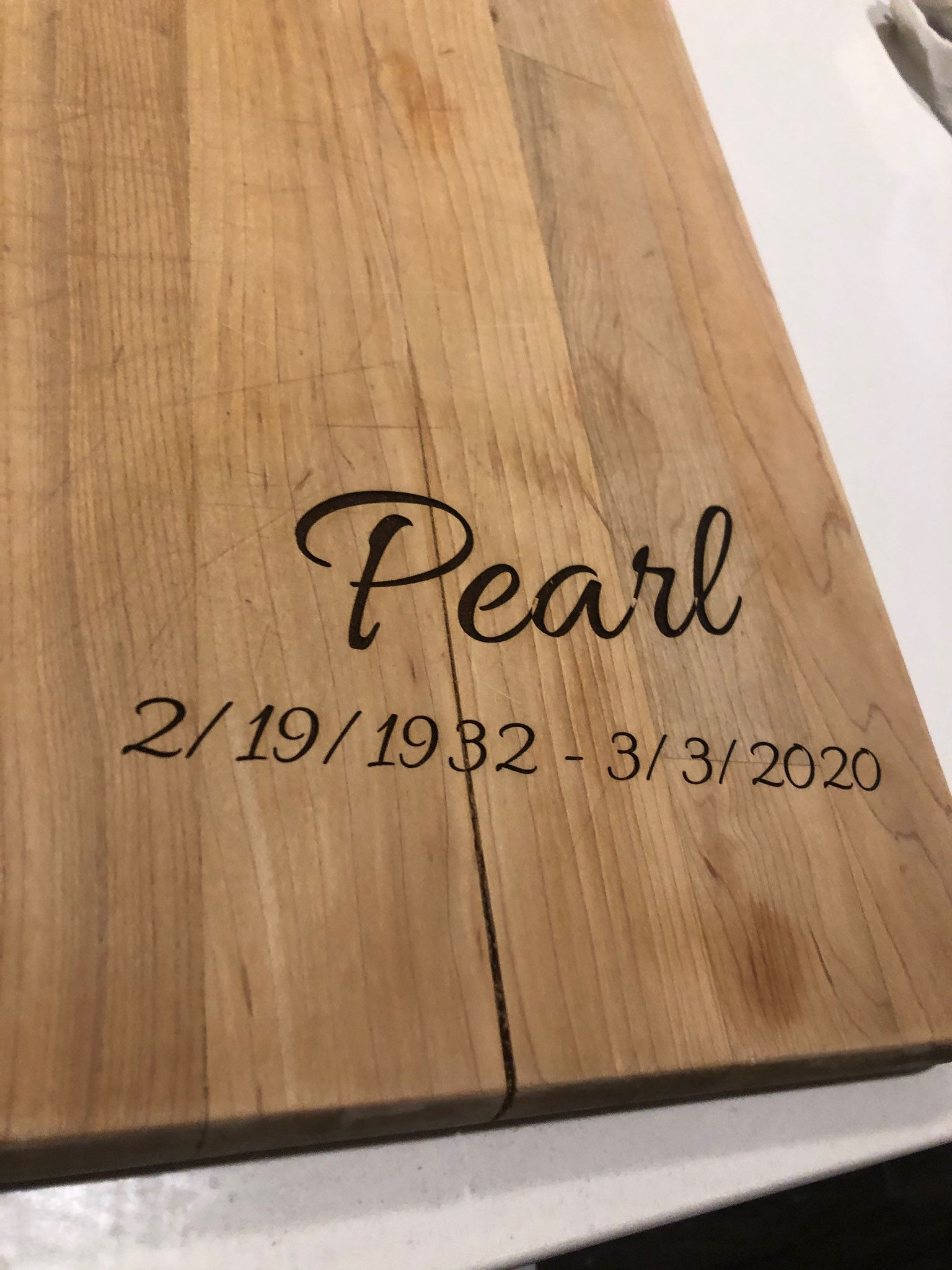 Personalized Housewarming Bamboo Cutting Board