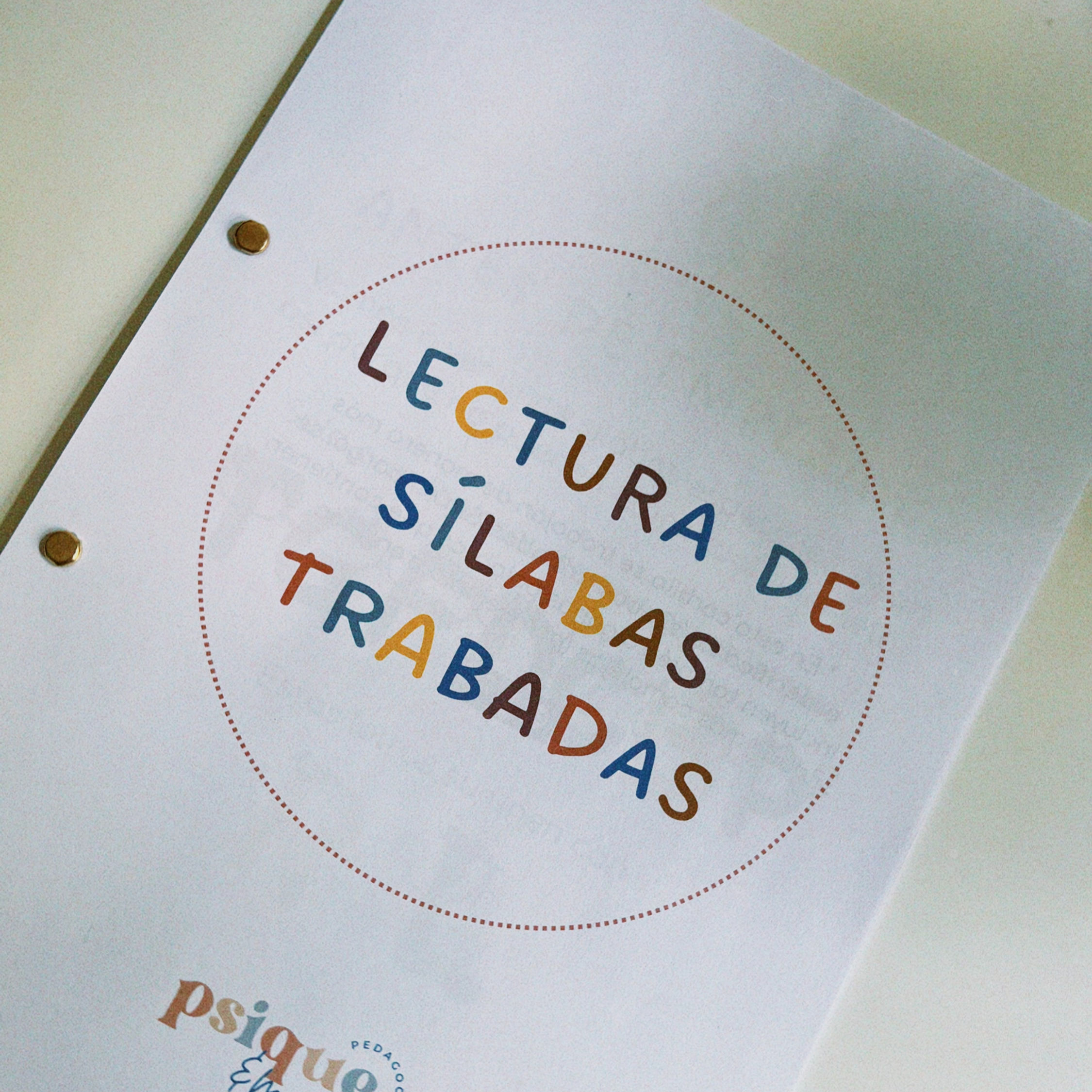 Cartilla silabas trabadas