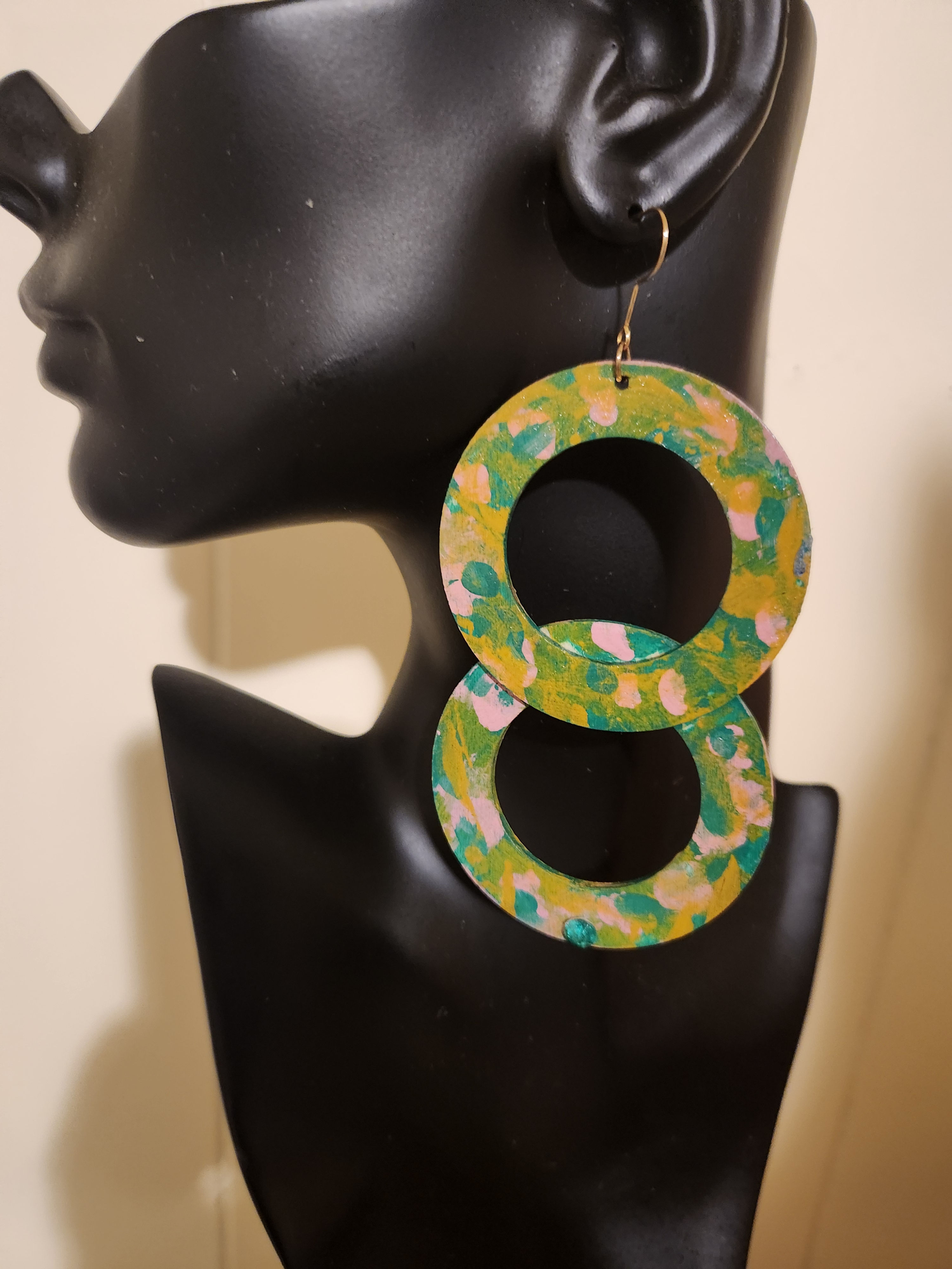 Colorful Hoop Earrings 