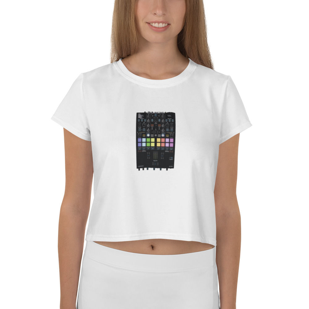 All-Over Print Crop Tee