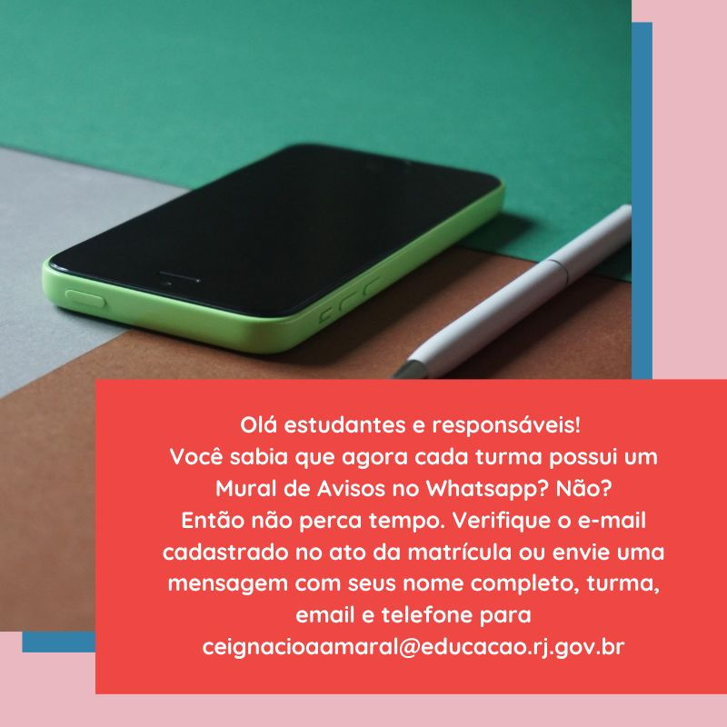 Mural de avisos comunicado