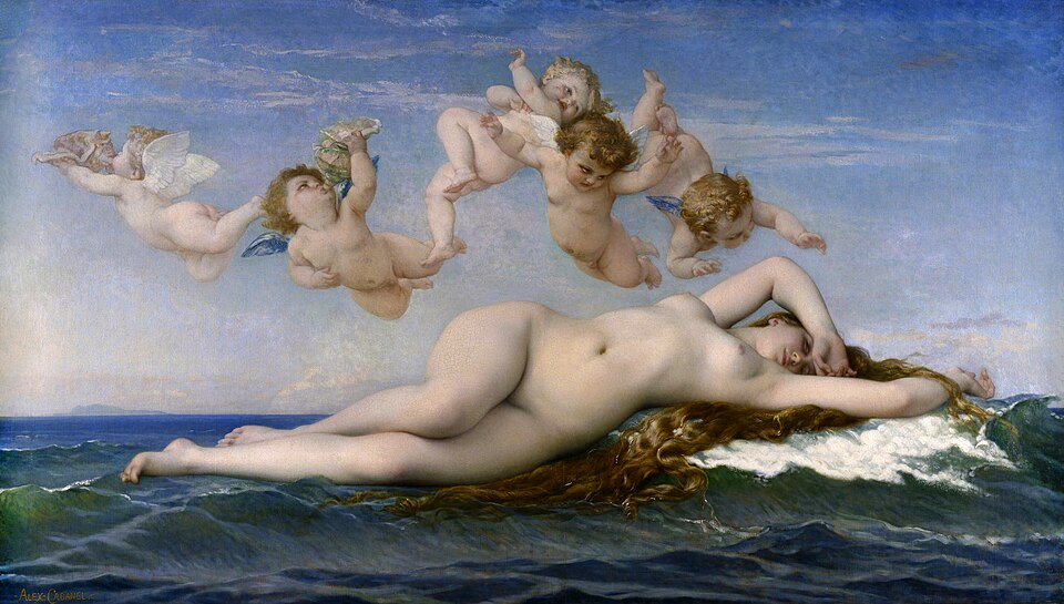 Alexandre Cabanel (1823–1889), La naissance de Vénus, 1863