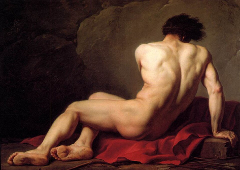 Jacques-Louis David (1748–1825), Académie d’homme dit Patrocle, 1780