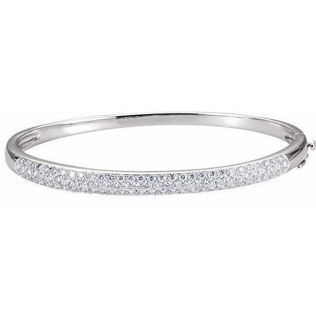 Hinged Diamond Bangle