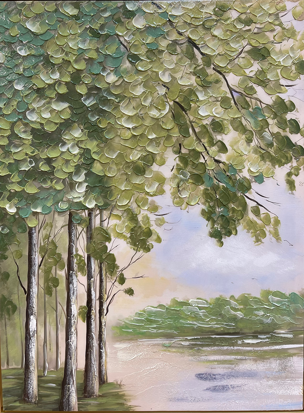 Tranquil Lake Under Green Shade 绿荫静湖