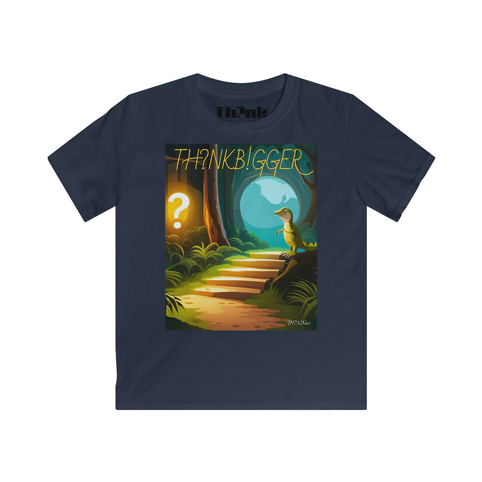 Thumbnail: Kids Dino TH?NKB!GGER T-Shirt