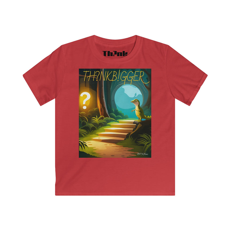 Thumbnail: Kids Dino TH?NKB!GGER T-Shirt