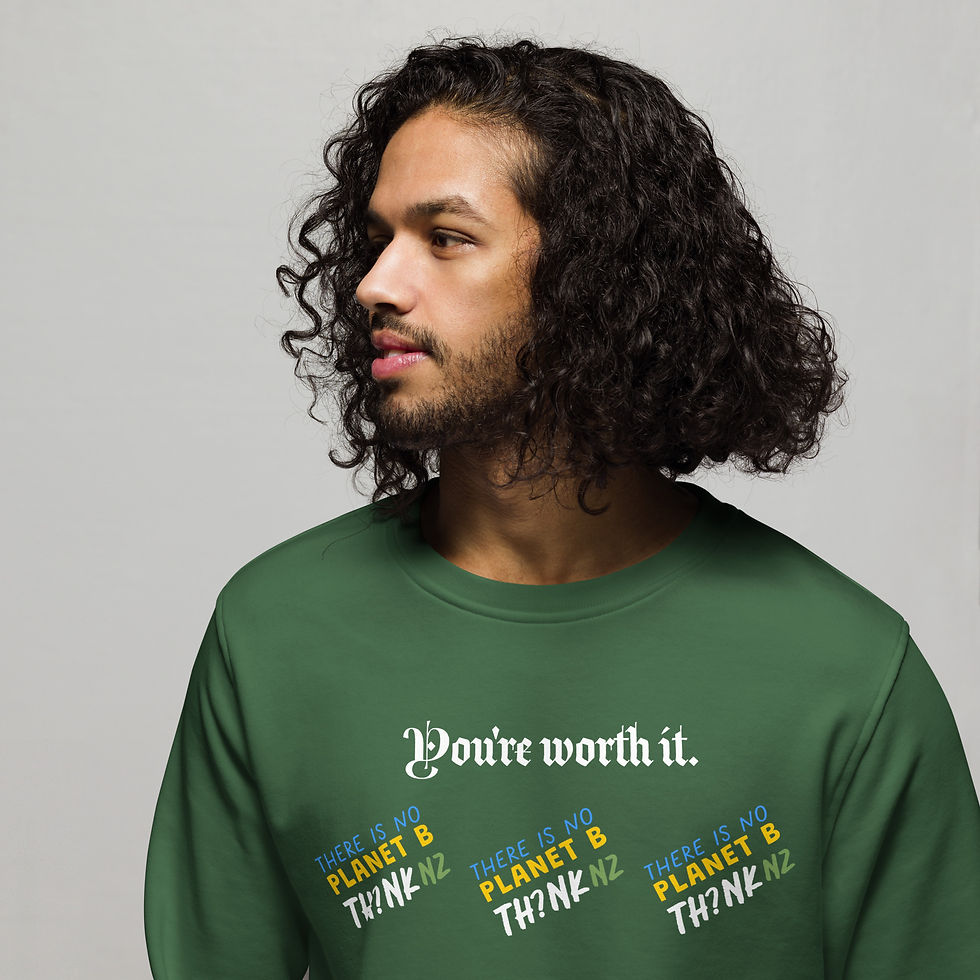 Thumbnail: Organic Eco Friendly Unisex Crew-neck Sweater 