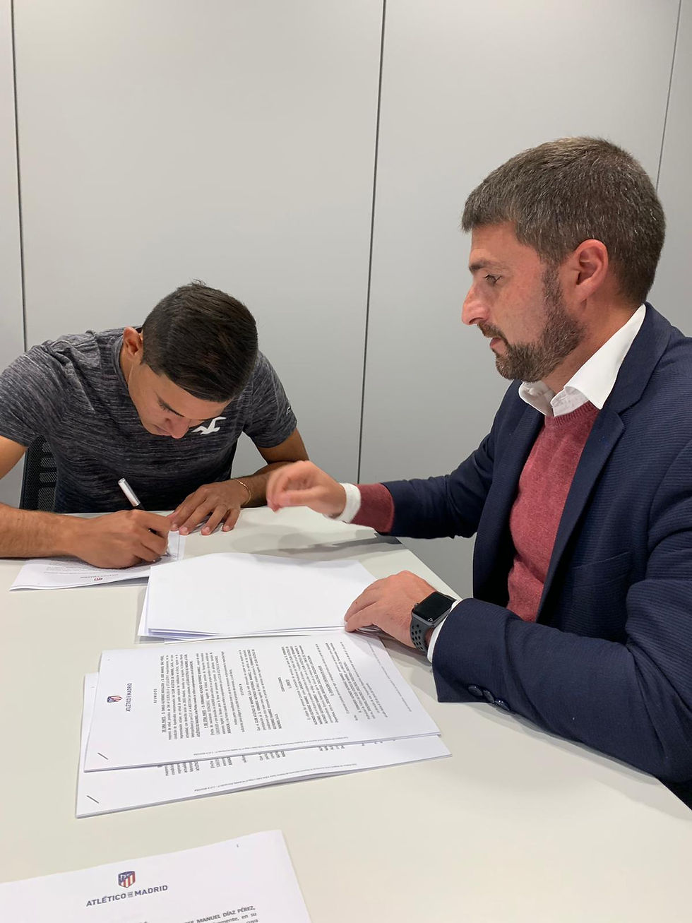 Firma de contrato Atlético de Madrid