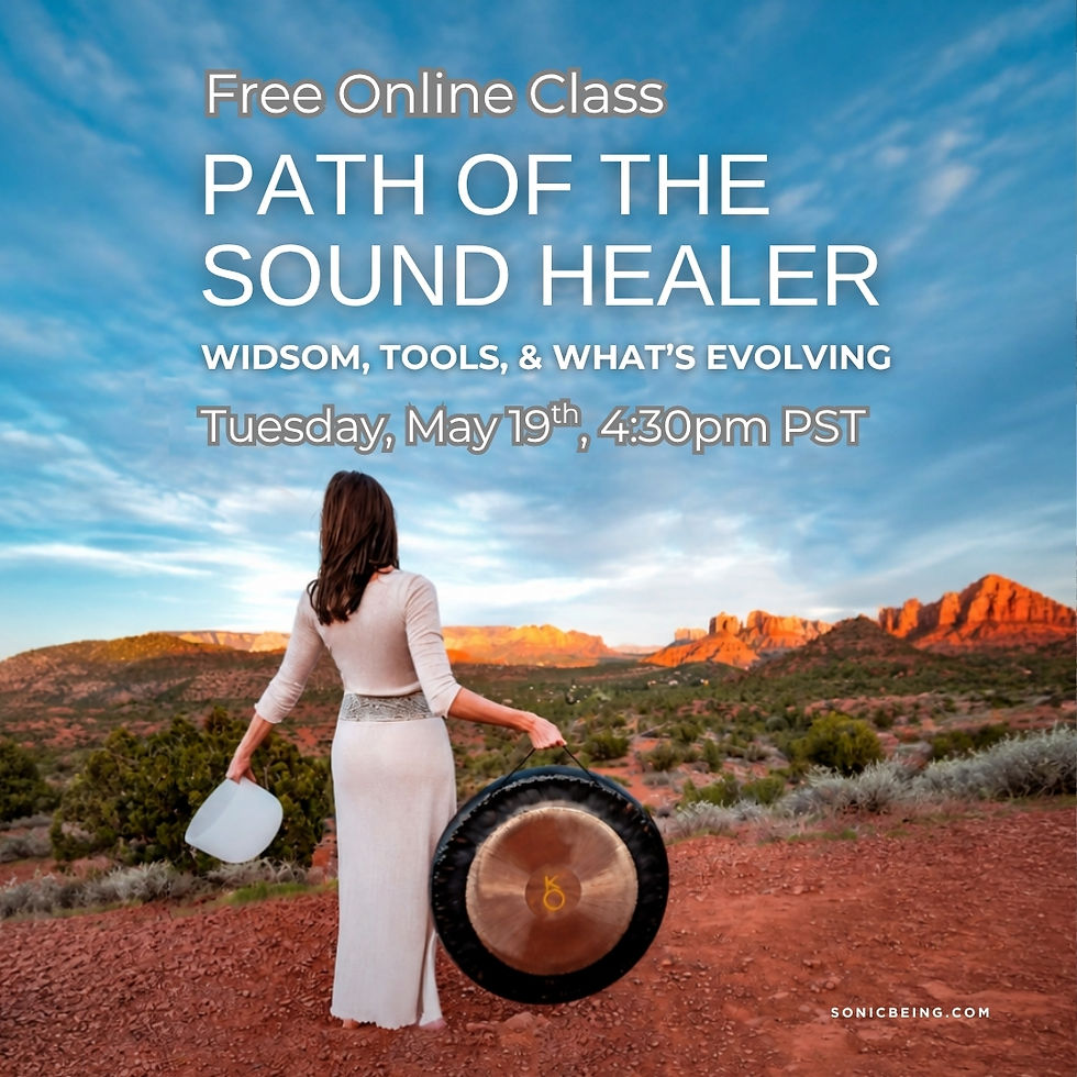 Free Online Sound Healing Class - May 19th