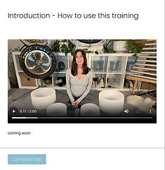 virtual online sound healing training crystal bowls sonic being