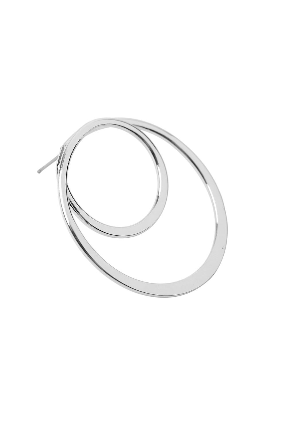 Thumbnail: Mye1125 - Double Hoop Post Earrings