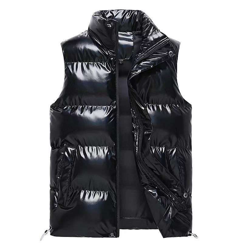 Thumbnail: Sliktaa Mens Waterproof Sleeveless Jacket Shiny Puffer Vest
