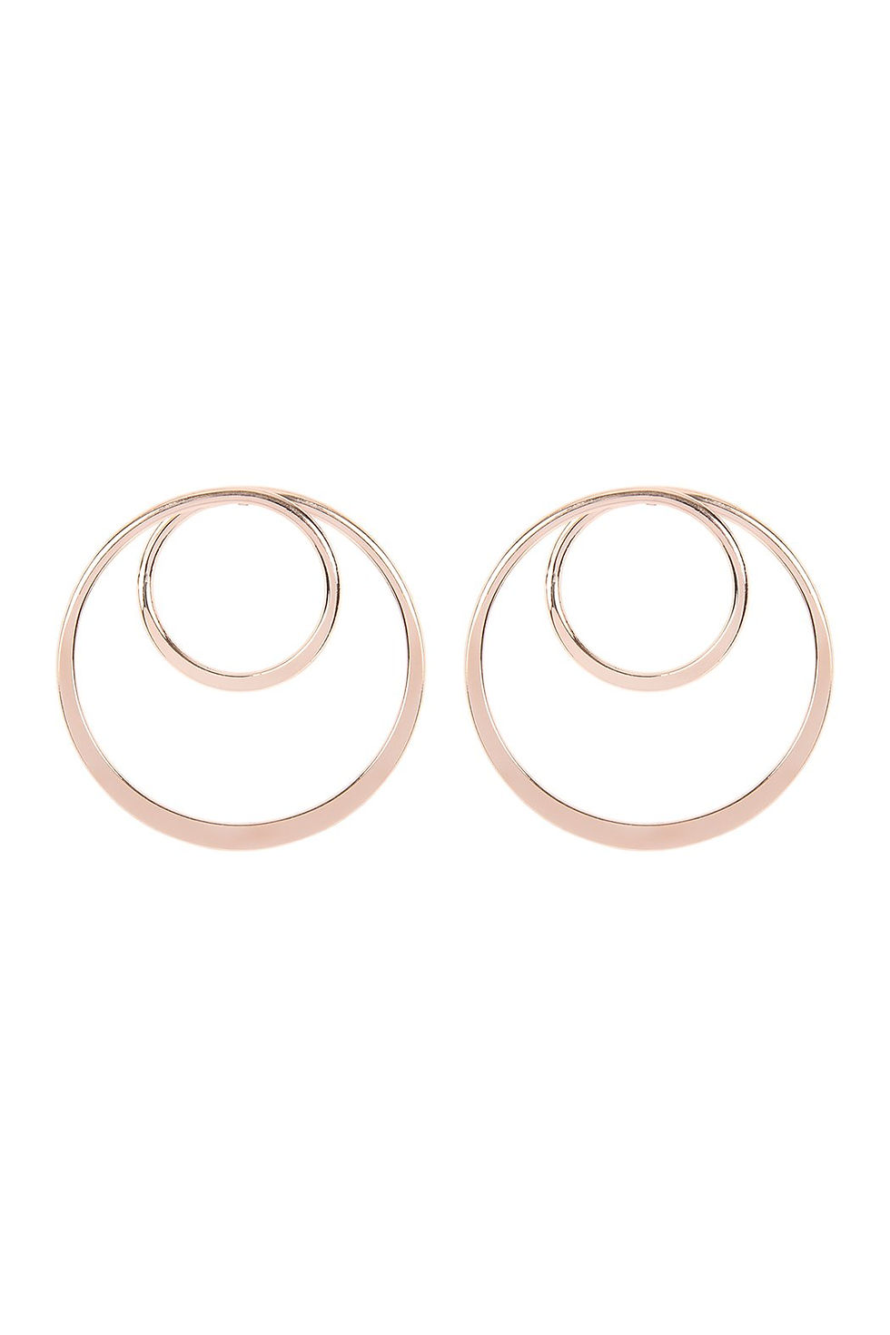Thumbnail: Mye1125 - Double Hoop Post Earrings