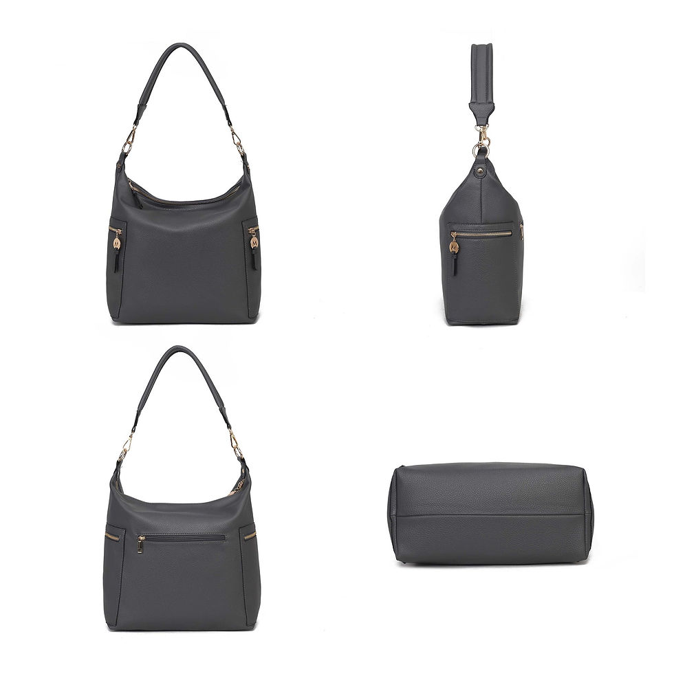 Thumbnail: MKF Collection Ophelia Vegan Leather Women Hobo Bag with Wallet by Mia K