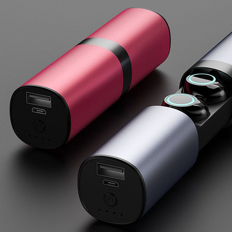 Thumbnail: True Twin 2 In 1 Wireless Headphones With Powerbank