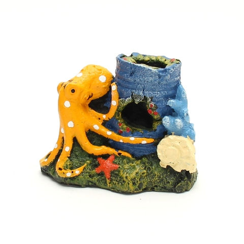 Fragata Ornamentos - Polvo no tambor 8x4x8 cm