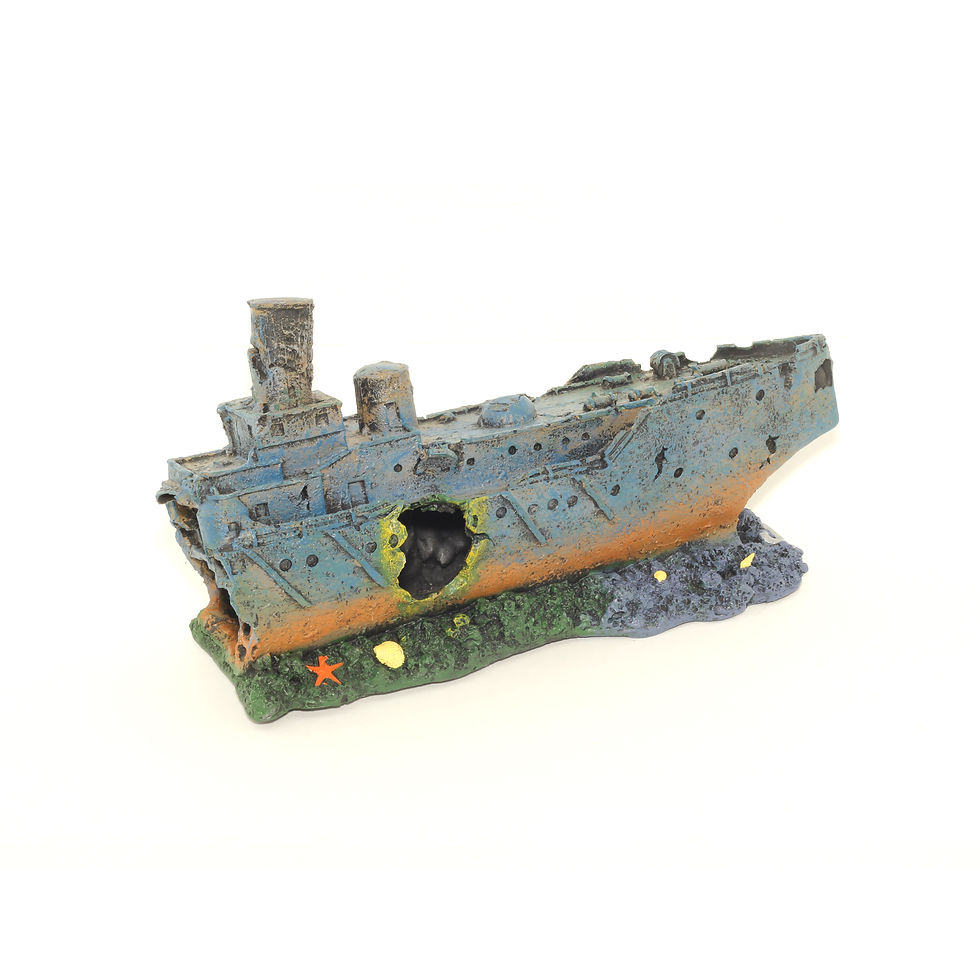 Miniatura: Fragata Ornamentos - Fragata 2 Partes 55x11x17 cm