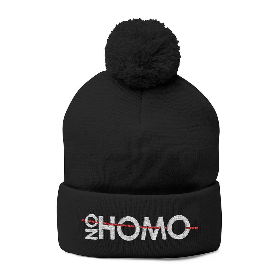 Thumbnail: NO HOMO Pom-Pom Knit Hat