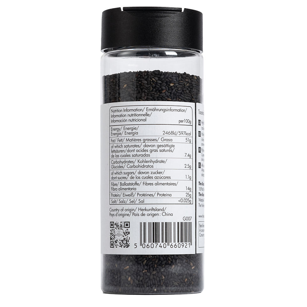 Roasted Black Sesame Seeds 150g