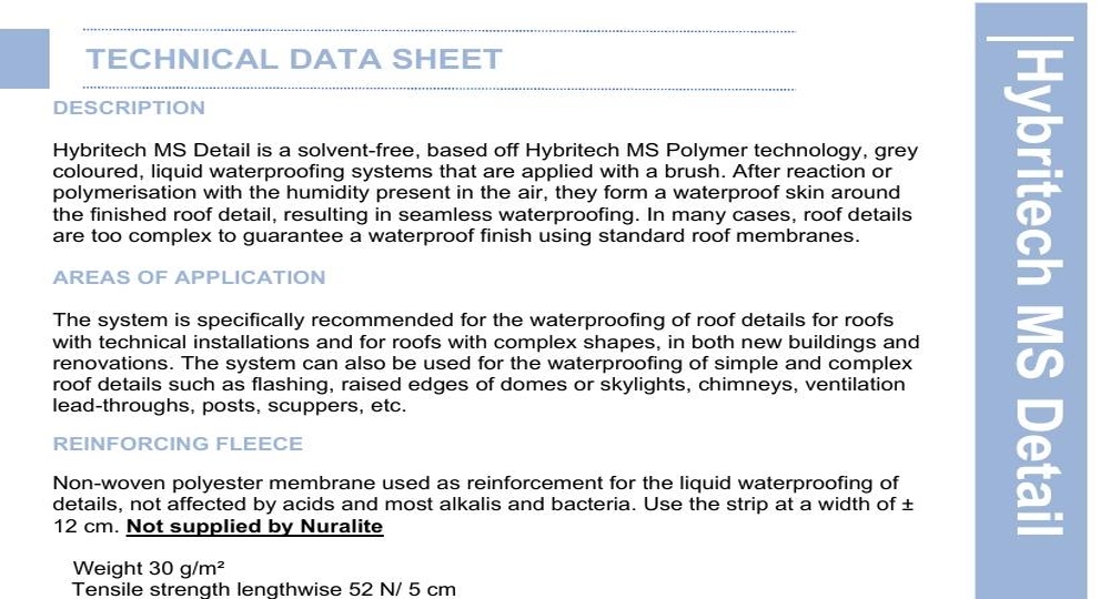 IKO HYBRITECH MS DETAIL TDS