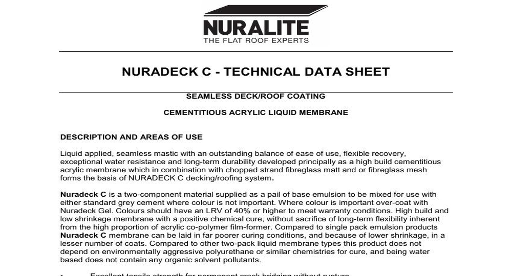 NURADECK C TDS