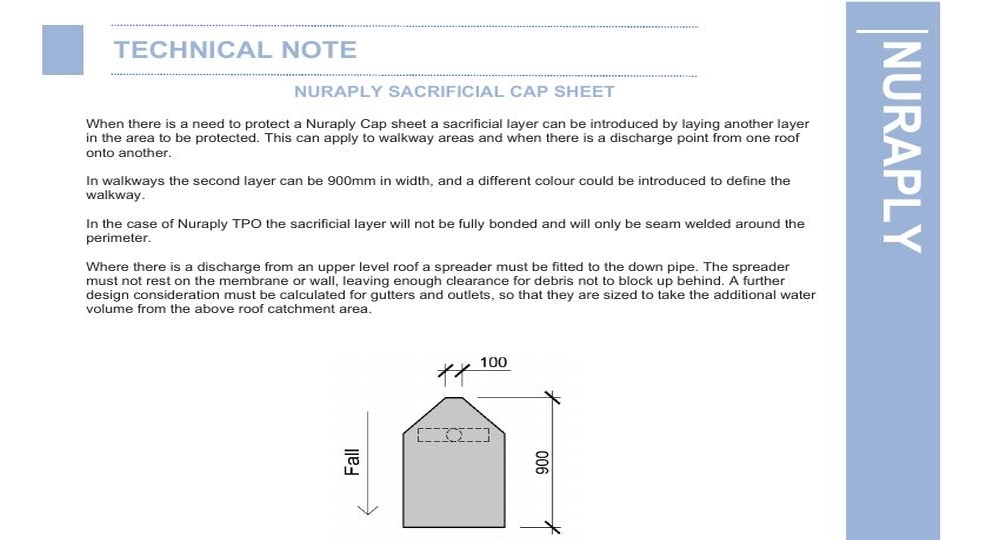 NURAPLY SACRIFICIAL CAP SHEET TN
