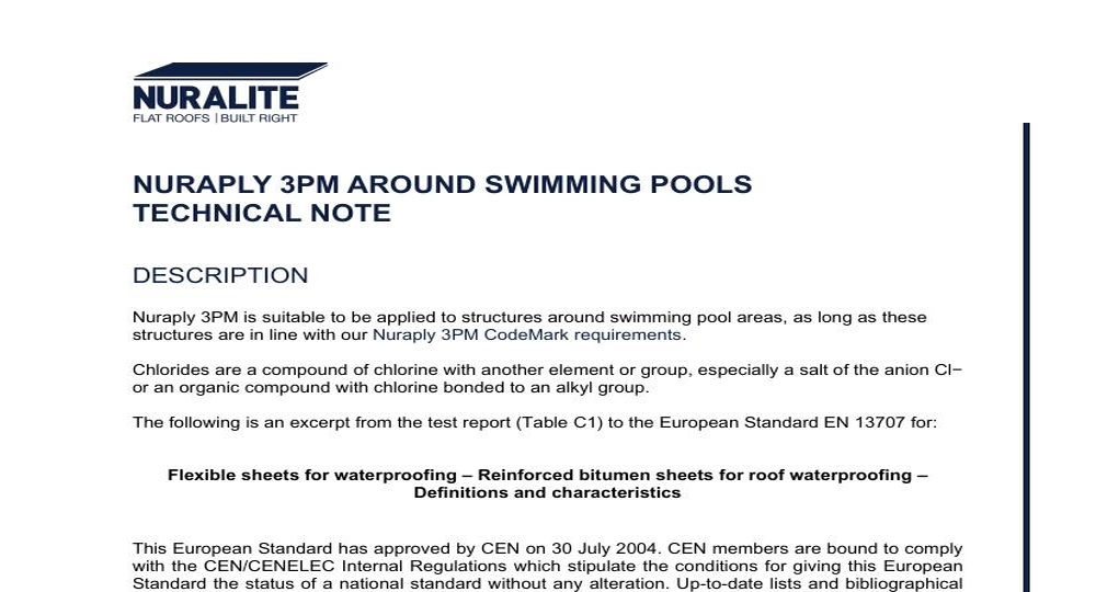 NURAPLY 3PM AROUND SWIMMING POOLS TN