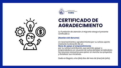 certificado emprendimiento