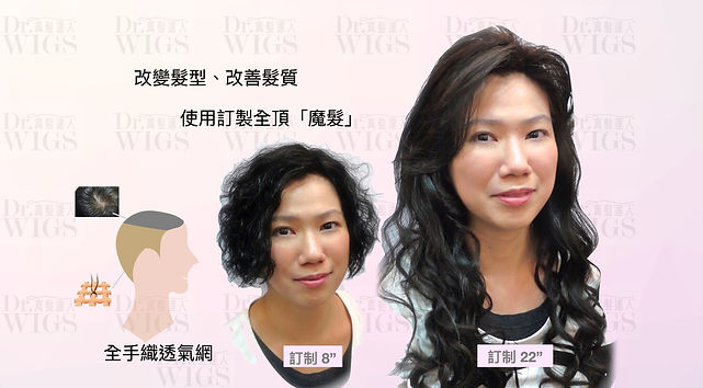 改變髮型、改善髮質(真髪織髮)
