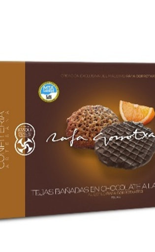 Covered Tiles Orange Chocolate