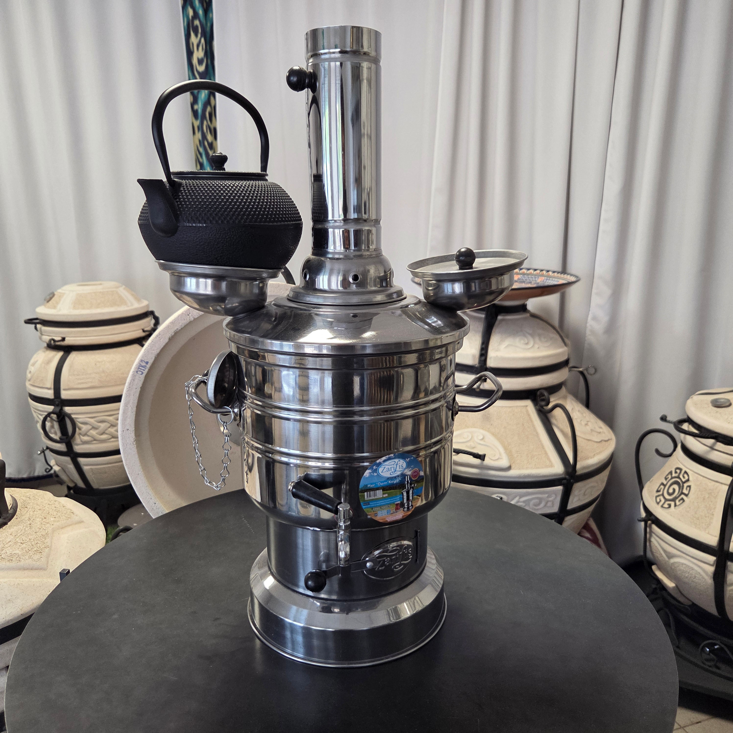 Samowar Turecki Zarifis 6L + imbryk 1,2L