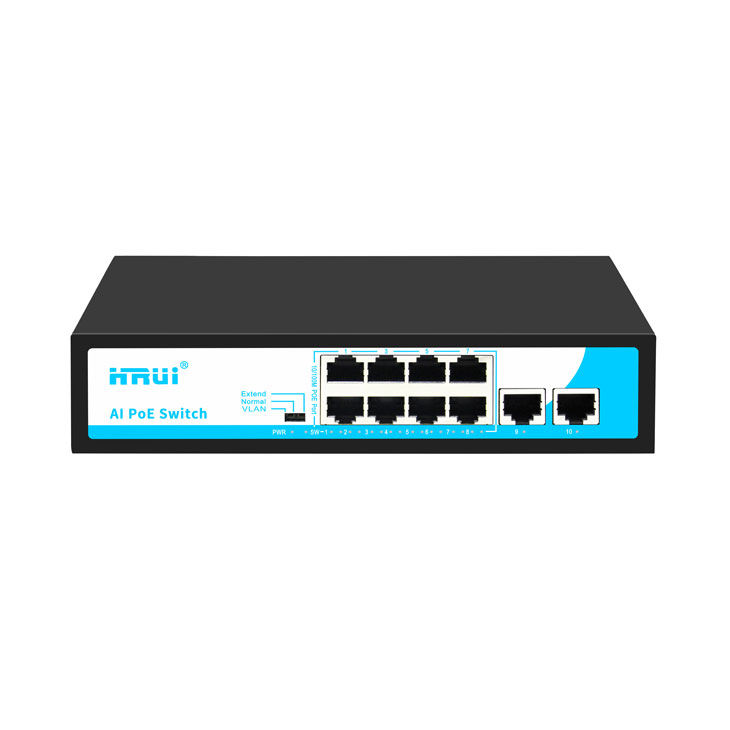 8+2 Port Poe Switch (Yönetilmez)