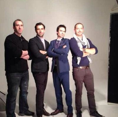IAN NOS BASTIDORES DO PHOTOSHOOT