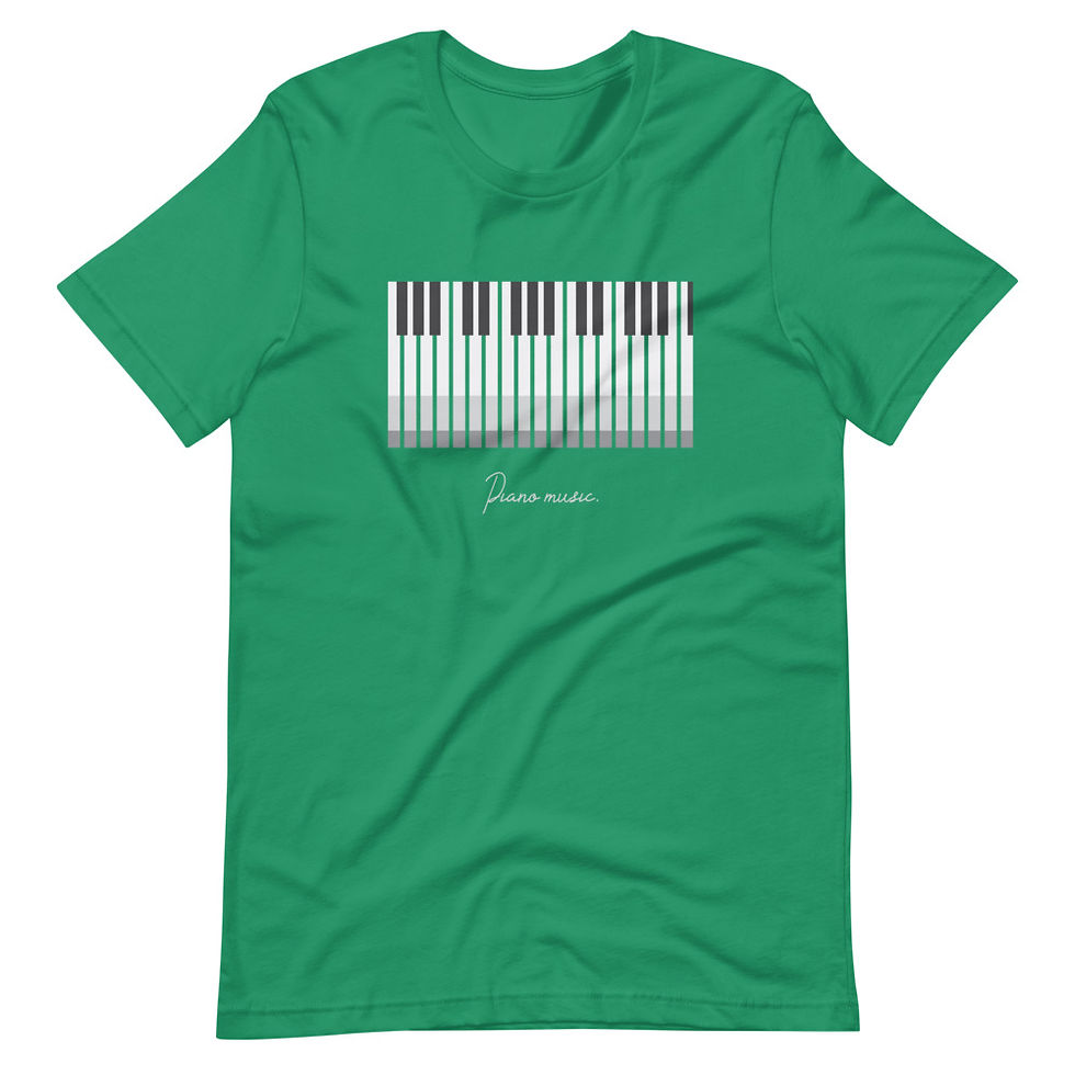 Thumbnail: Piano music - Short-Sleeve Unisex T-Shirt