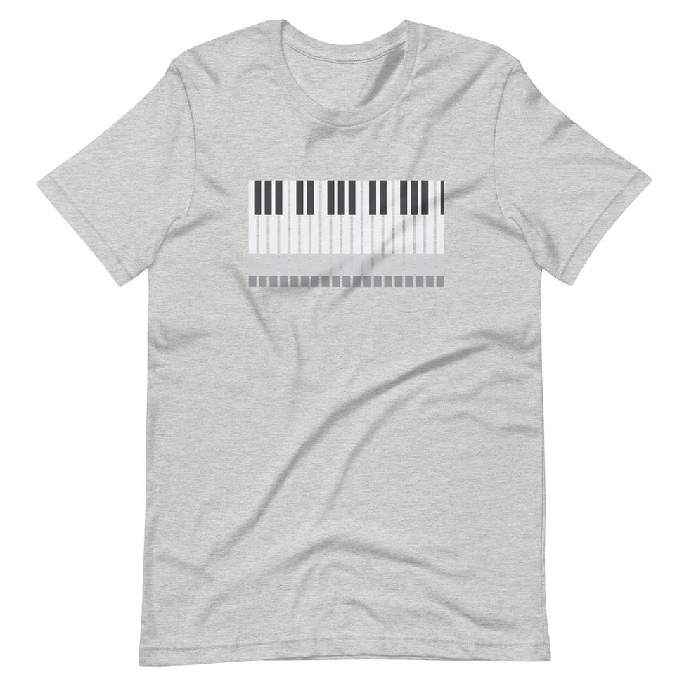 Thumbnail: Piano music - Short-Sleeve Unisex T-Shirt