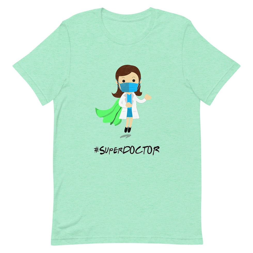 Thumbnail: #SuperDoctor. - Short-Sleeve Unisex T-Shirt