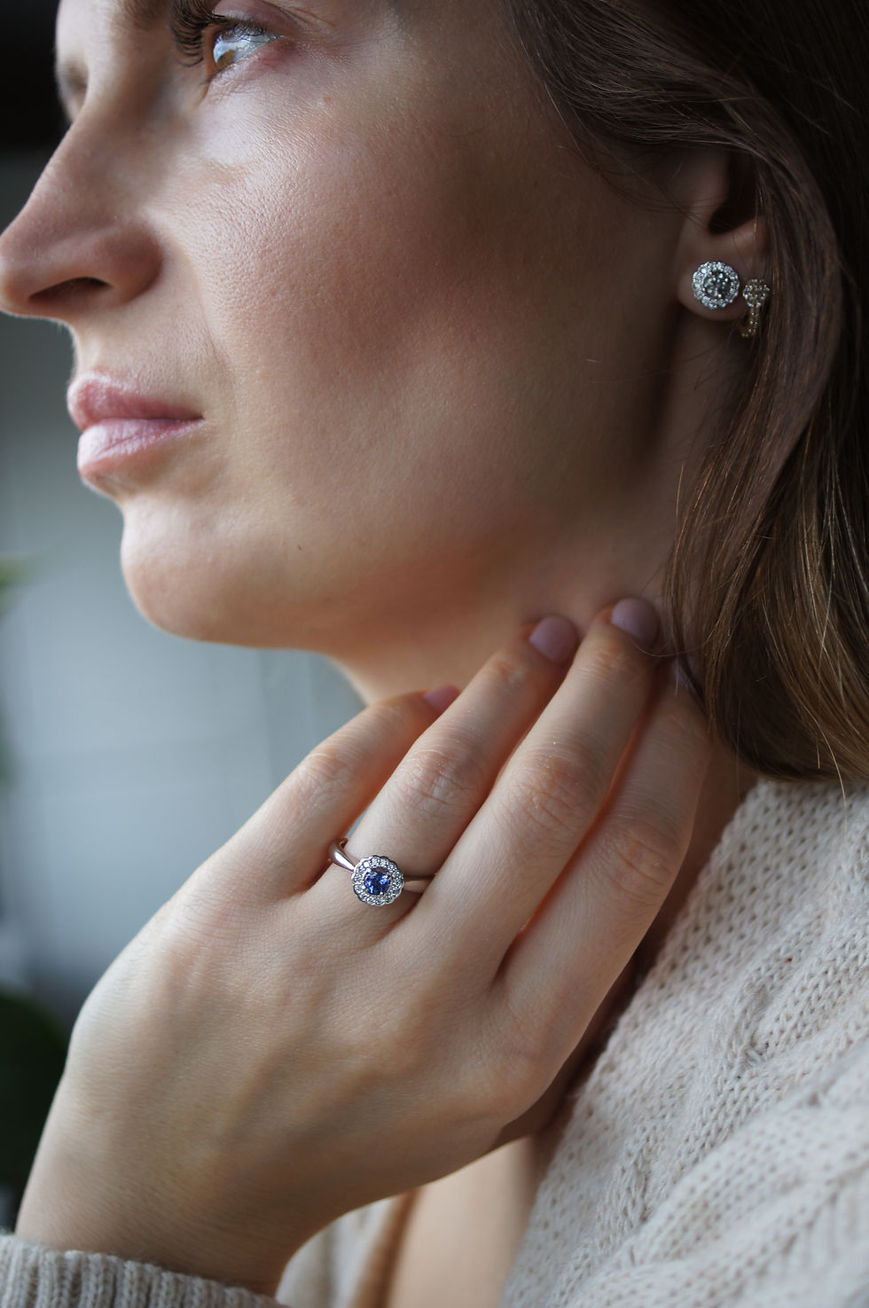 Thumbnail: "Tanzanite Rosette" Ring
