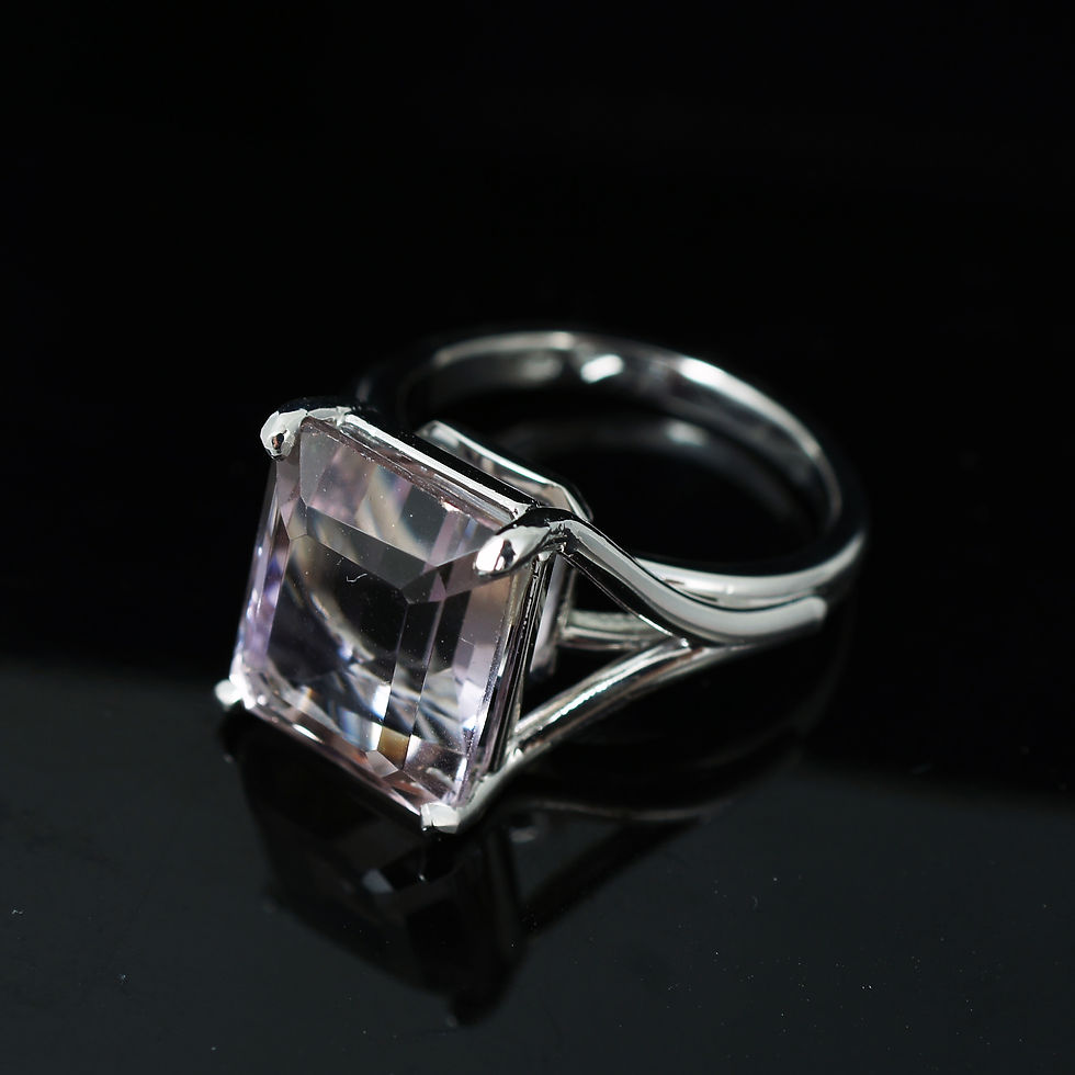 Miniatura: Pierścionek "Ametryn"