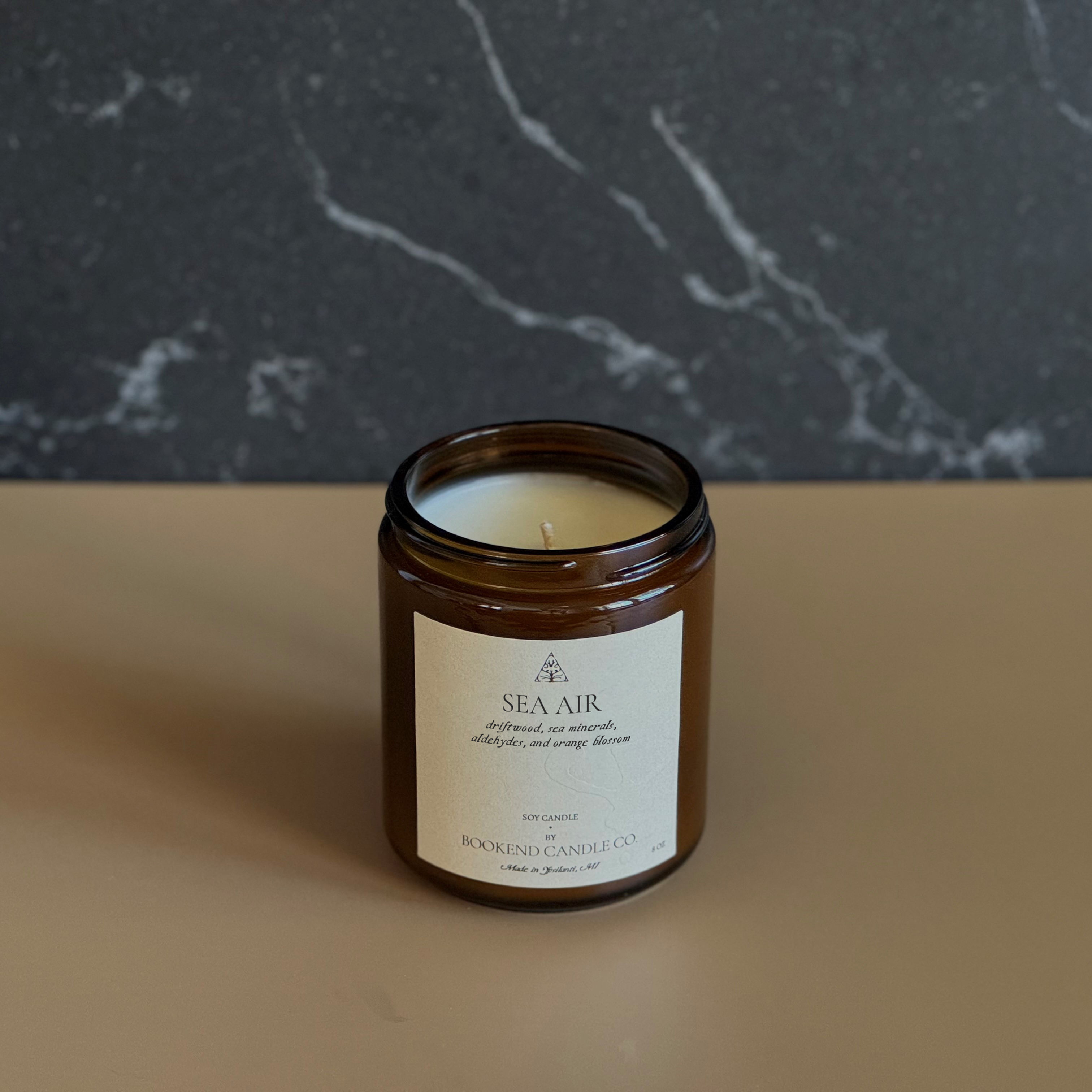 8 oz Sea Air Candle Front View
