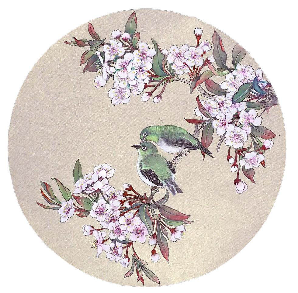 金絲雀_花鳥集｜工筆花鳥｜City Art Studio 鍾愛麗