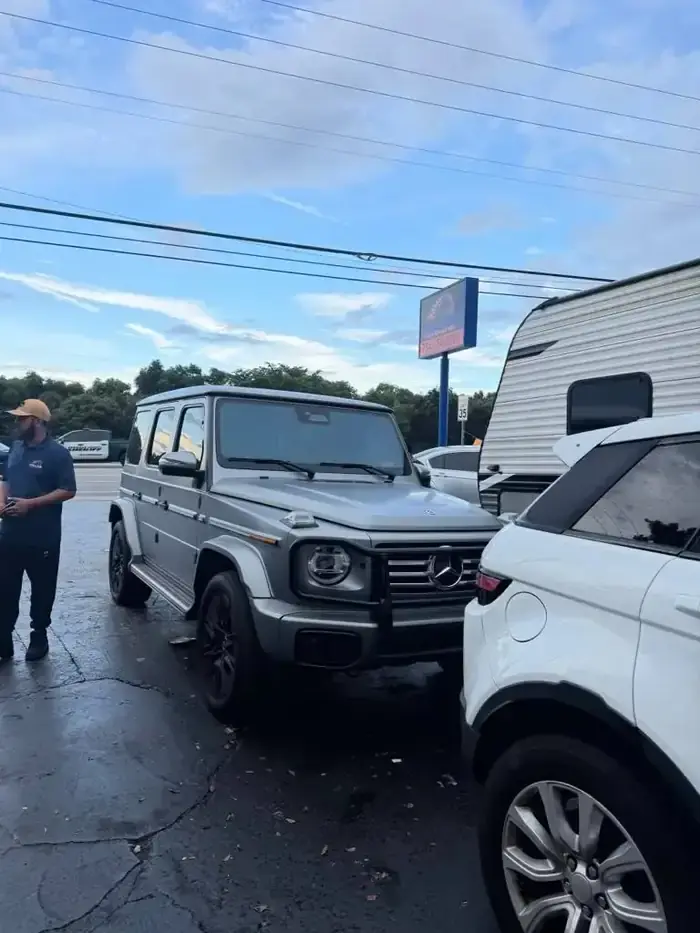 Mercedes-Benz G-Wagon at Stallion Auto Repair Pompano Beach