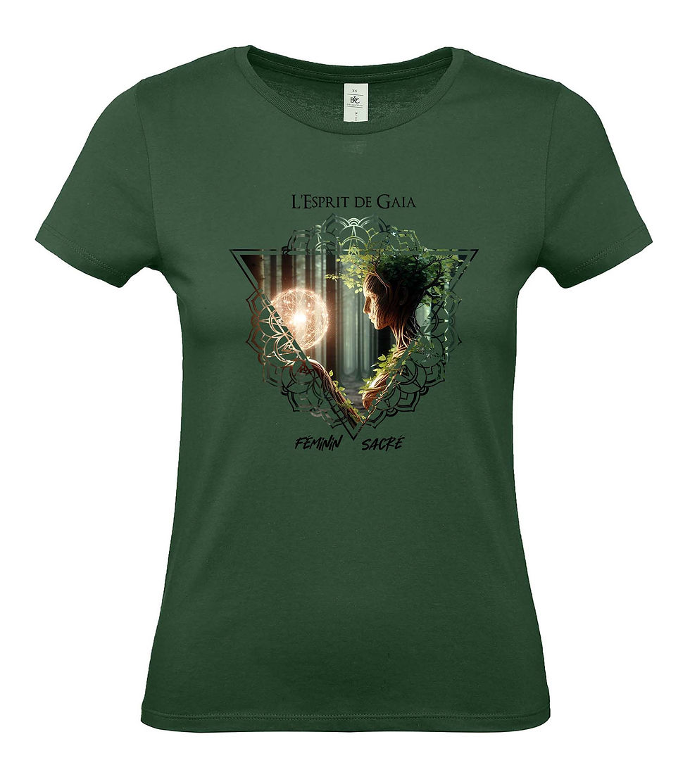 Miniature : T-shirt Femme "L'Esprit de Gaïa"