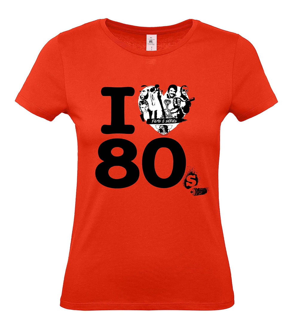 Miniature : T-shirt Femme "Films & Series 80's"
