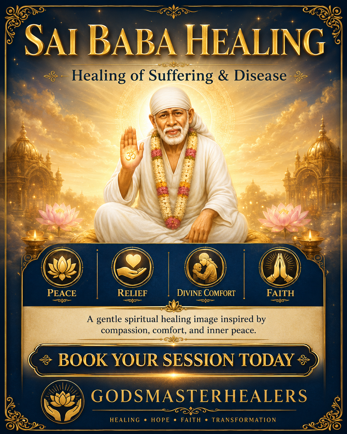 Sai Baba Healing of Suffering & Disease
