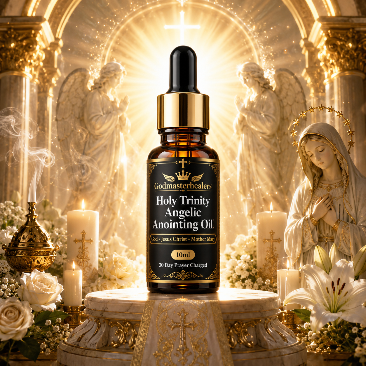 Holy Trinity Angelic Anointing Oil 10ml God, Jesus Christ, Mother Mary