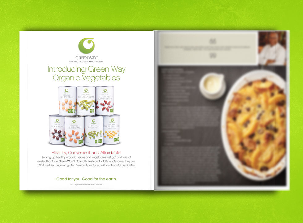 Green Way Canned Vegetables Ad